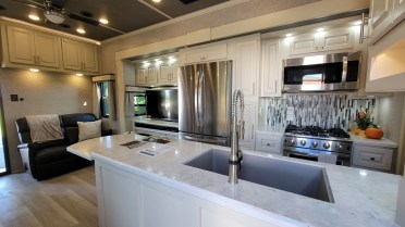 Luxury Toy Hauler fifth wheel for sale