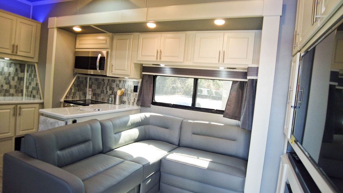 Luxury Toy Hauler fifth wheel for sale
