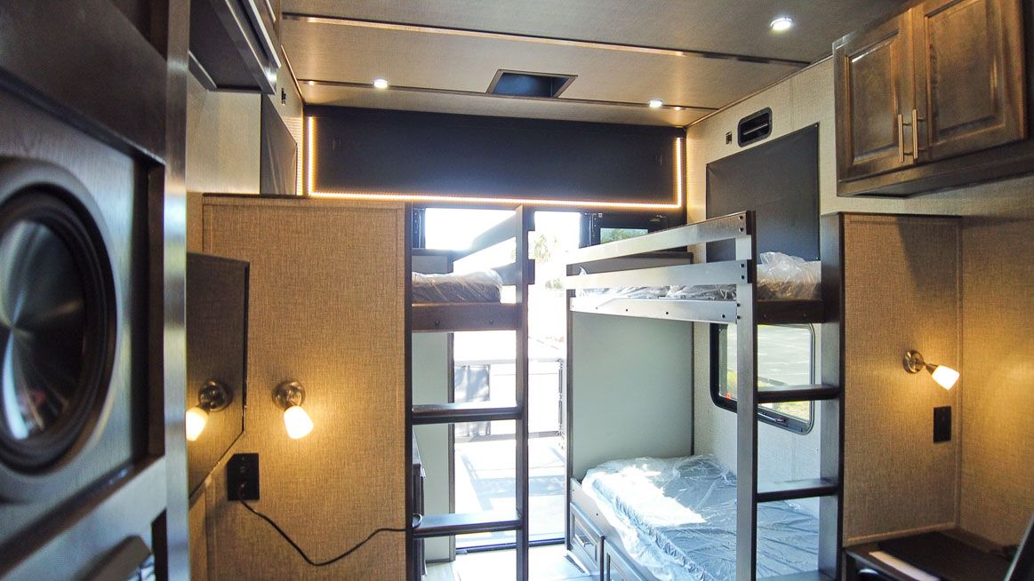 Luxury Toy Hauler fifth wheel for sale