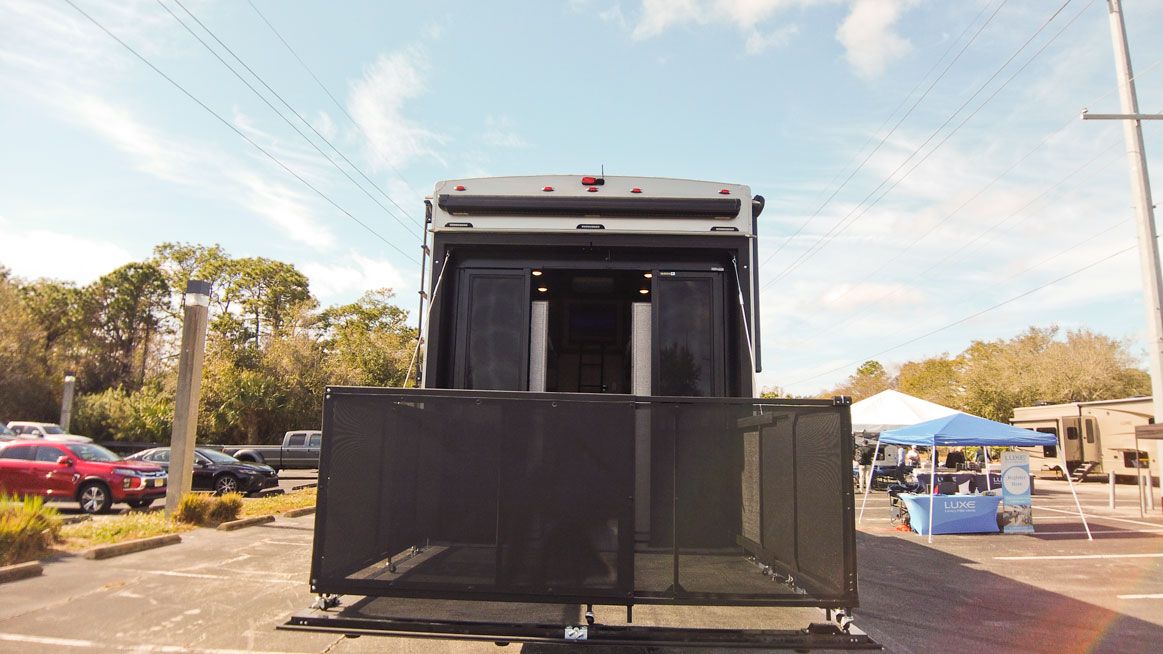 Luxury Toy Hauler fifth wheel for sale