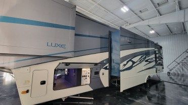 Luxury Toy Hauler fifth wheel for sale