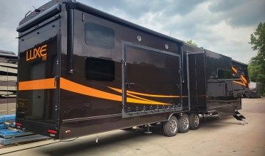 Luxury Toy Hauler fifth wheel for sale