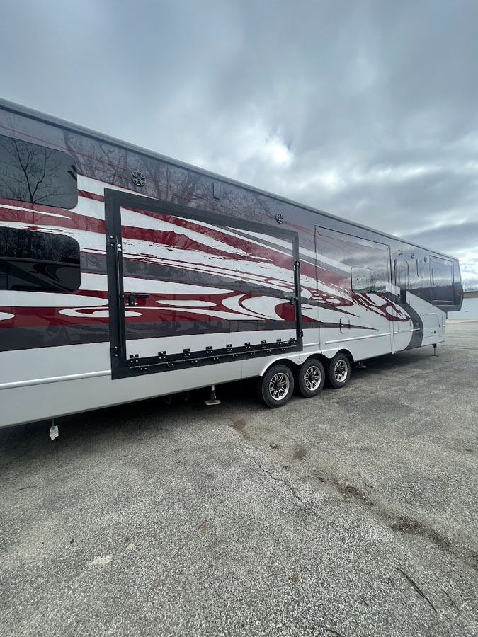 Largest Toy Hauler Garage Wow Blog