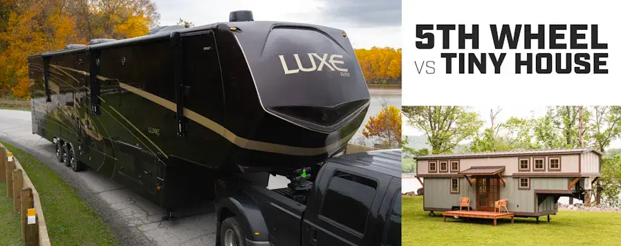 High-Quality 5th Wheel RVs vs Tiny House Trailers