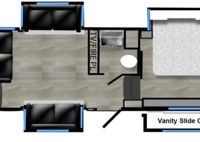 IN PRODUCTION | Luxe Elite 46RKB | Rear Kitchen | 10653