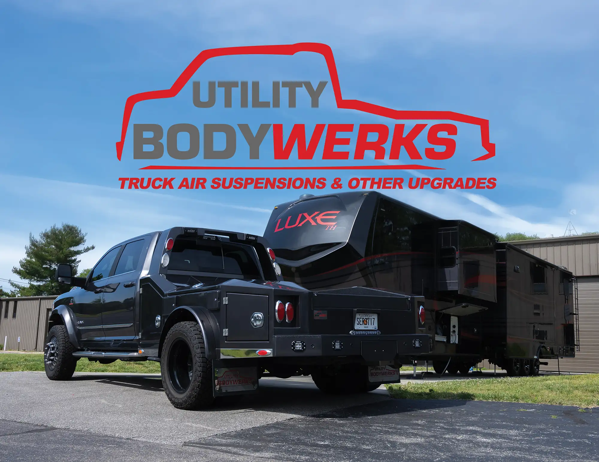 Utility Bodywerks is a partner company to Luxe Fifth Wheel and is located on the same campus at The RV Factory in Elkhart Indiana.