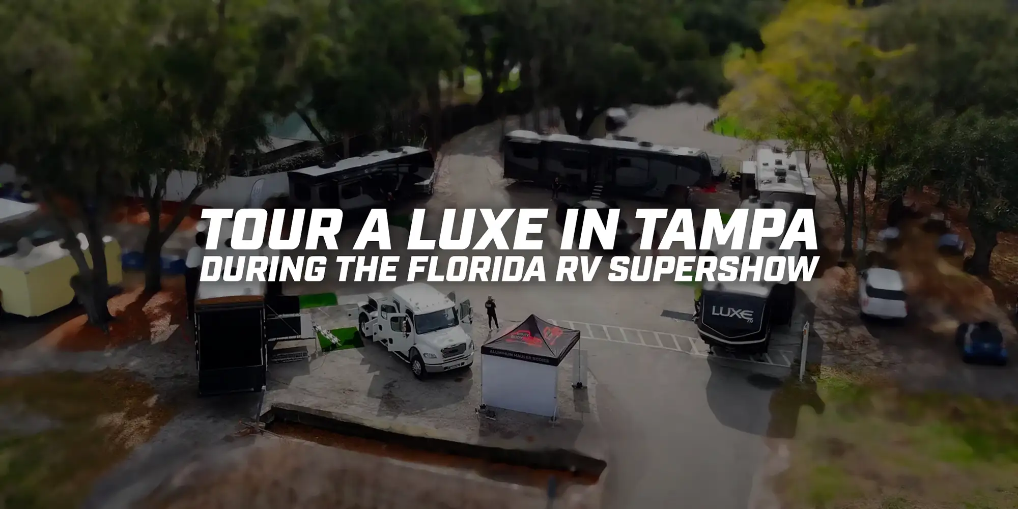 Tour a Luxe Fifth Wheel in Tampa during our Florida RV SuperShow Meet-N-Greet.