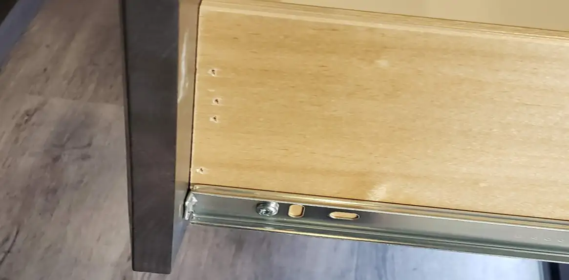 Flimsy Drawer Construction