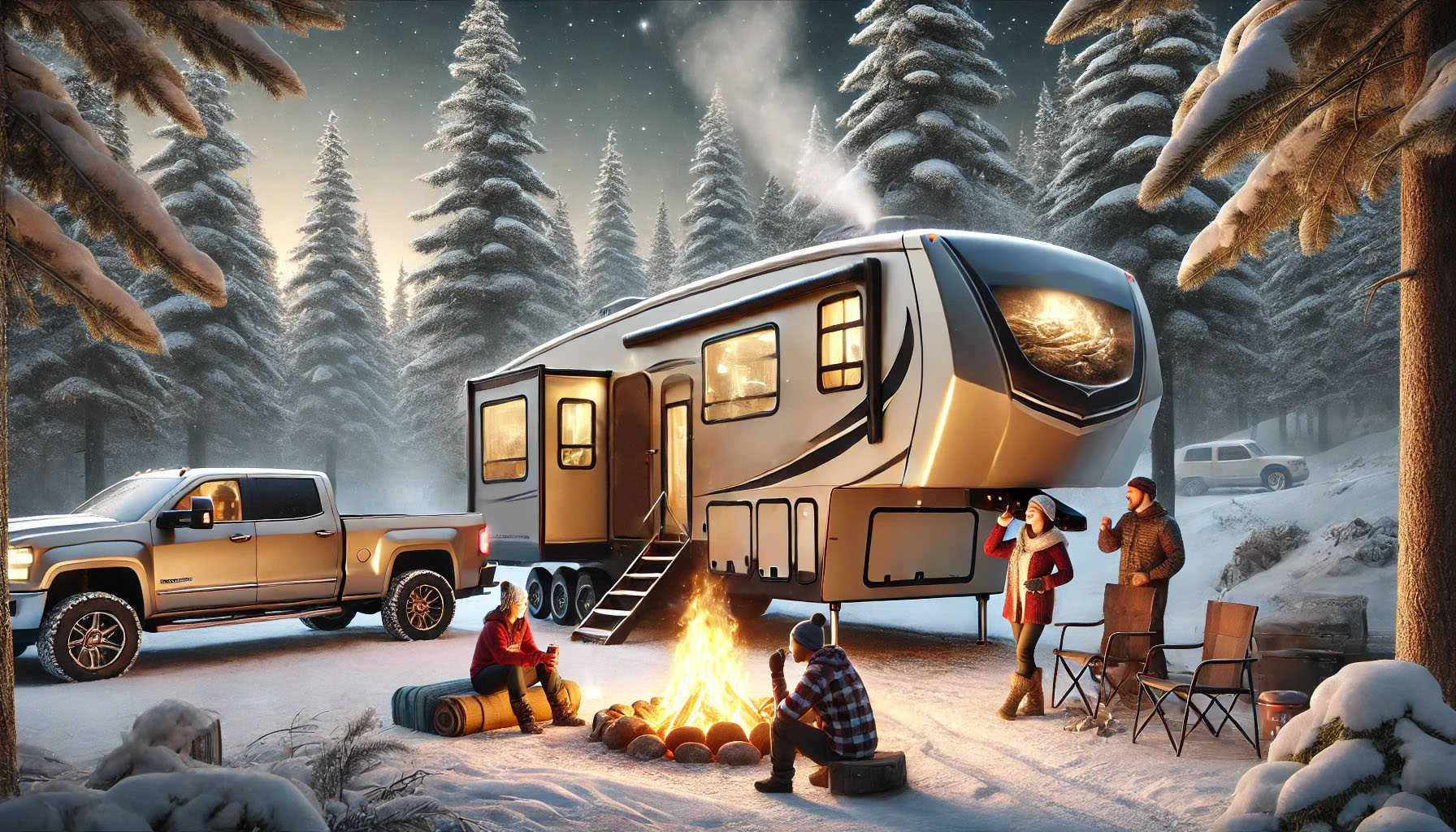 How to Winter Camp in a Fifth Wheel