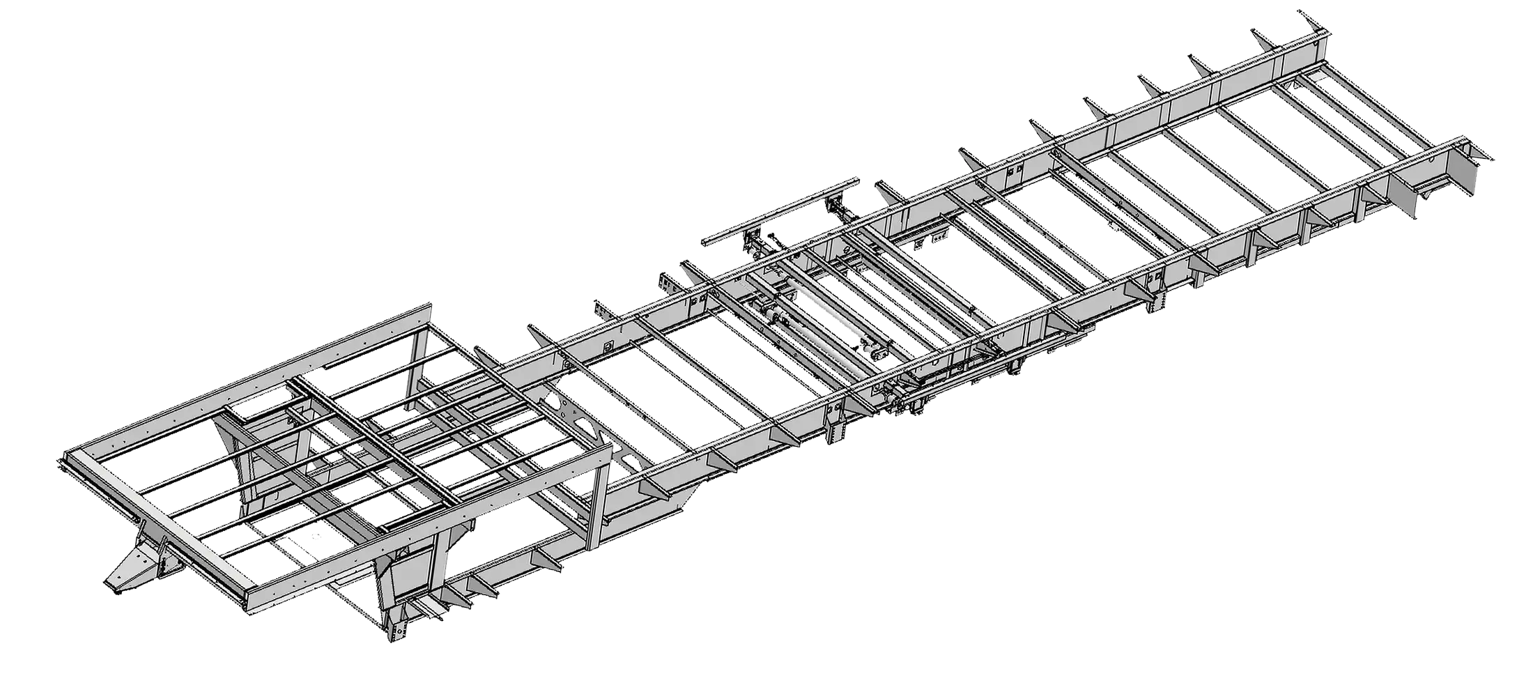 The frame of the best luxury fifth wheel in the RV industry.