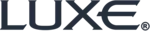 Luxe Fifth Wheel logo in blue with registered trademark symbol